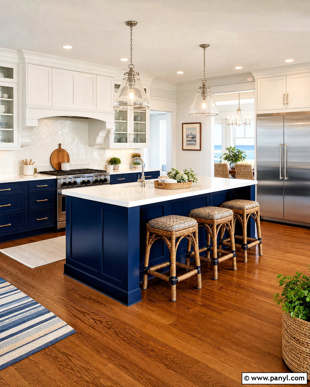 Navy Blue And White Kitchen Color Scheme - 20 kitchen ideas color schemes