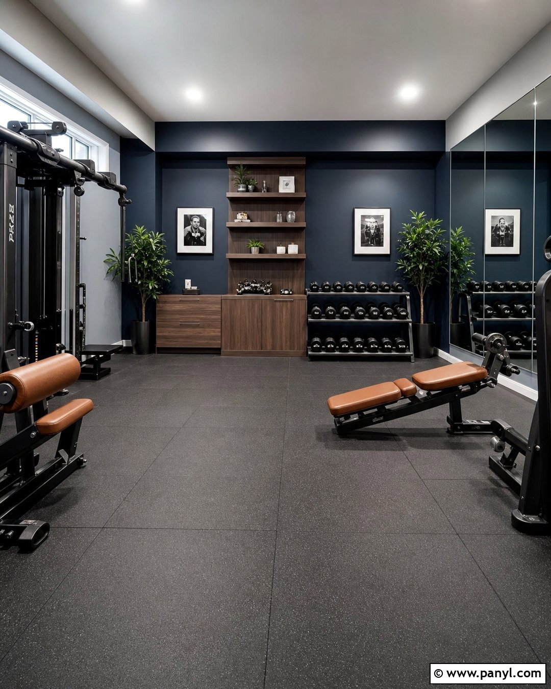 Navy Blue Basement Gym Walls - 20 Basement Gym Wall Colors