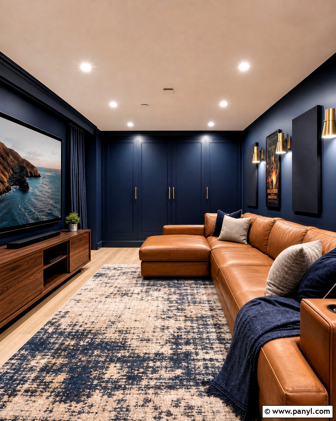 Navy Blue Basement Walls - 20 basement wall colors