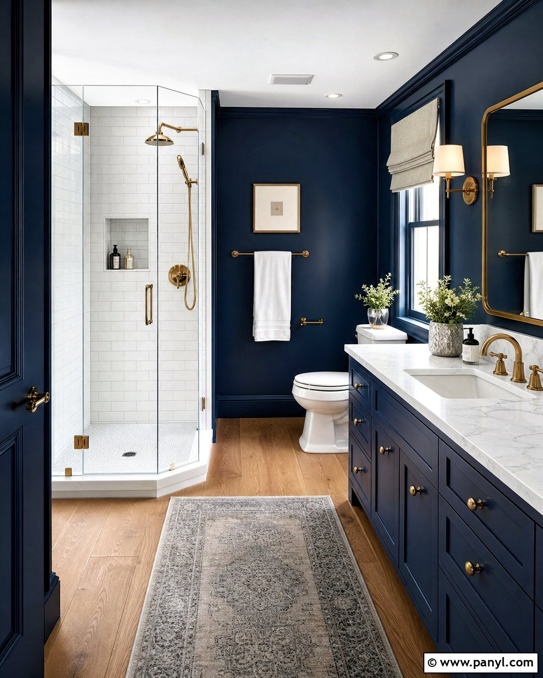 Navy Blue Bathroom Color Scheme - 20 bathroom color scheme inspiration ideas