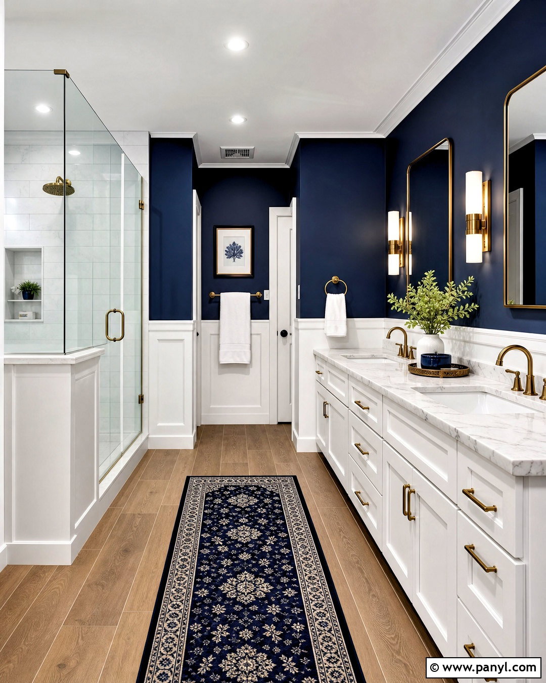 Navy Blue Bathroom Paint - 20 blue paint colors for bathroom ideas