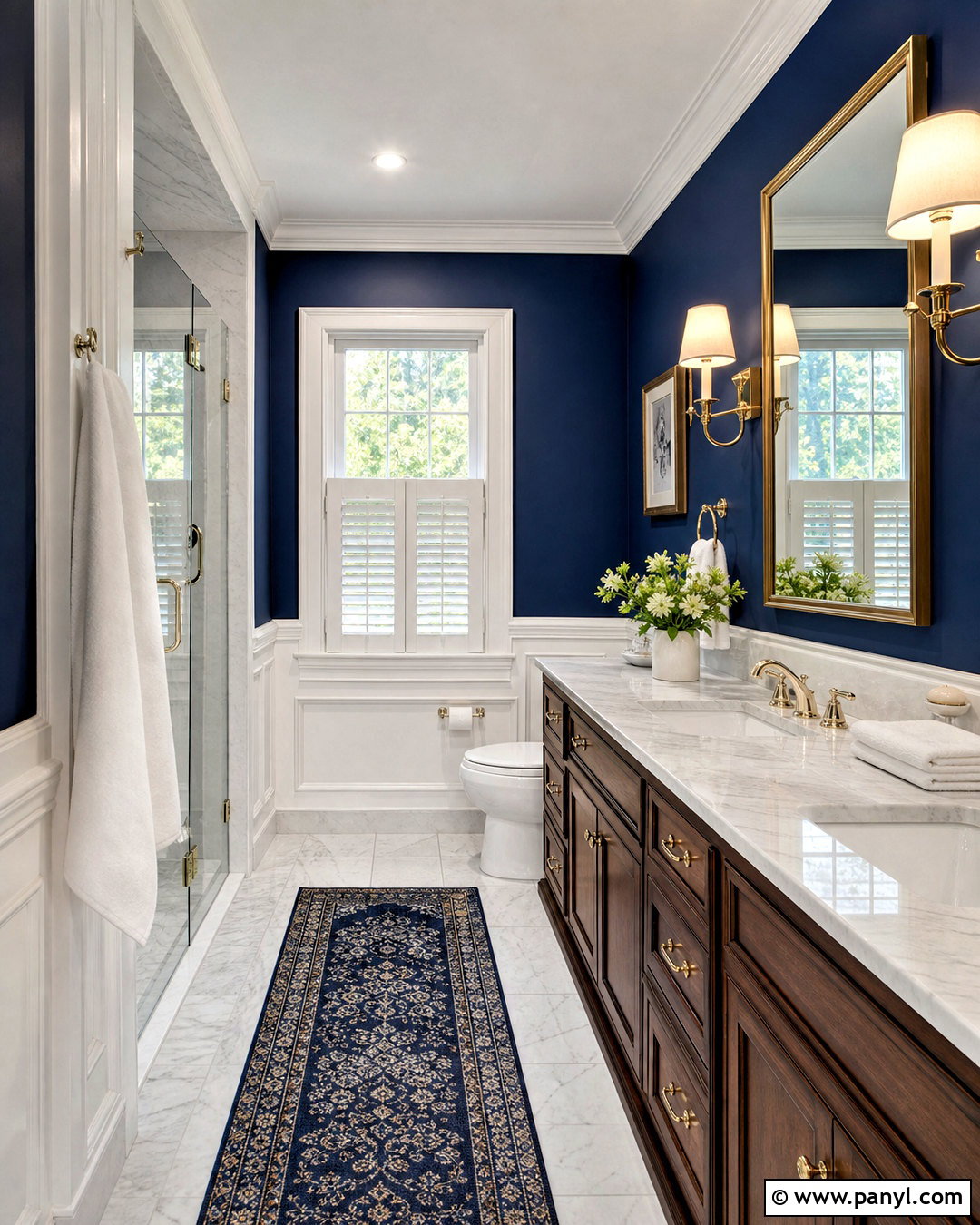 Navy Blue Bathroom Paint - 20 popular bathroom paint colors