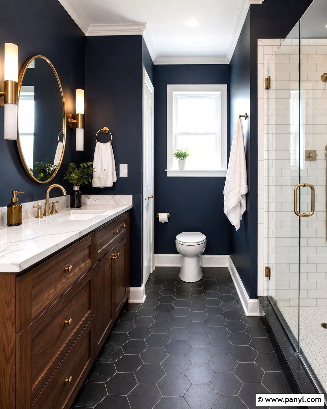 Navy Blue Bathroom Walls - 20 Blue For Bathroom Walls