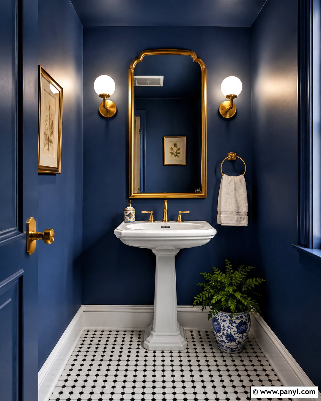 20 Navy Blue Bathroom Walls for a Bold, Spa-Like Refresh