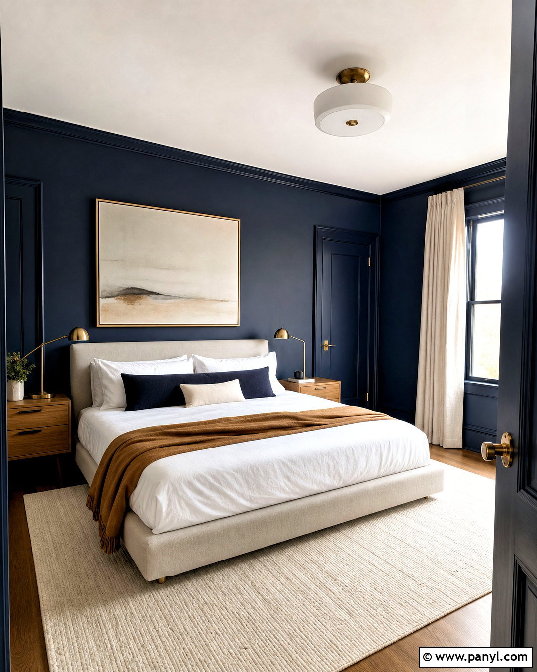 Navy Blue Bedroom - 20 blue bedroom paint colors