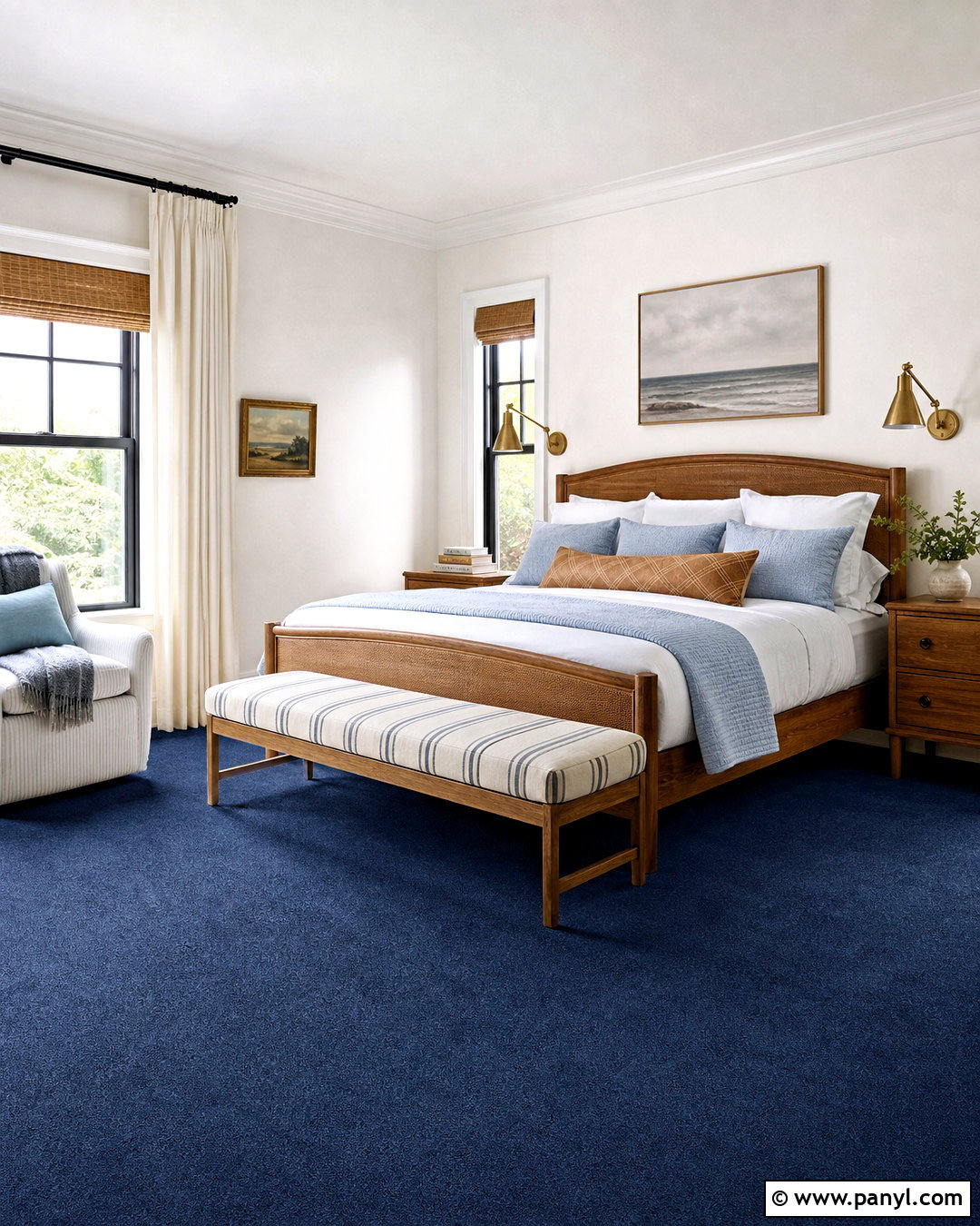 Navy Blue Bedroom Carpet - 20 wall to wall carpet ideas bedrooms