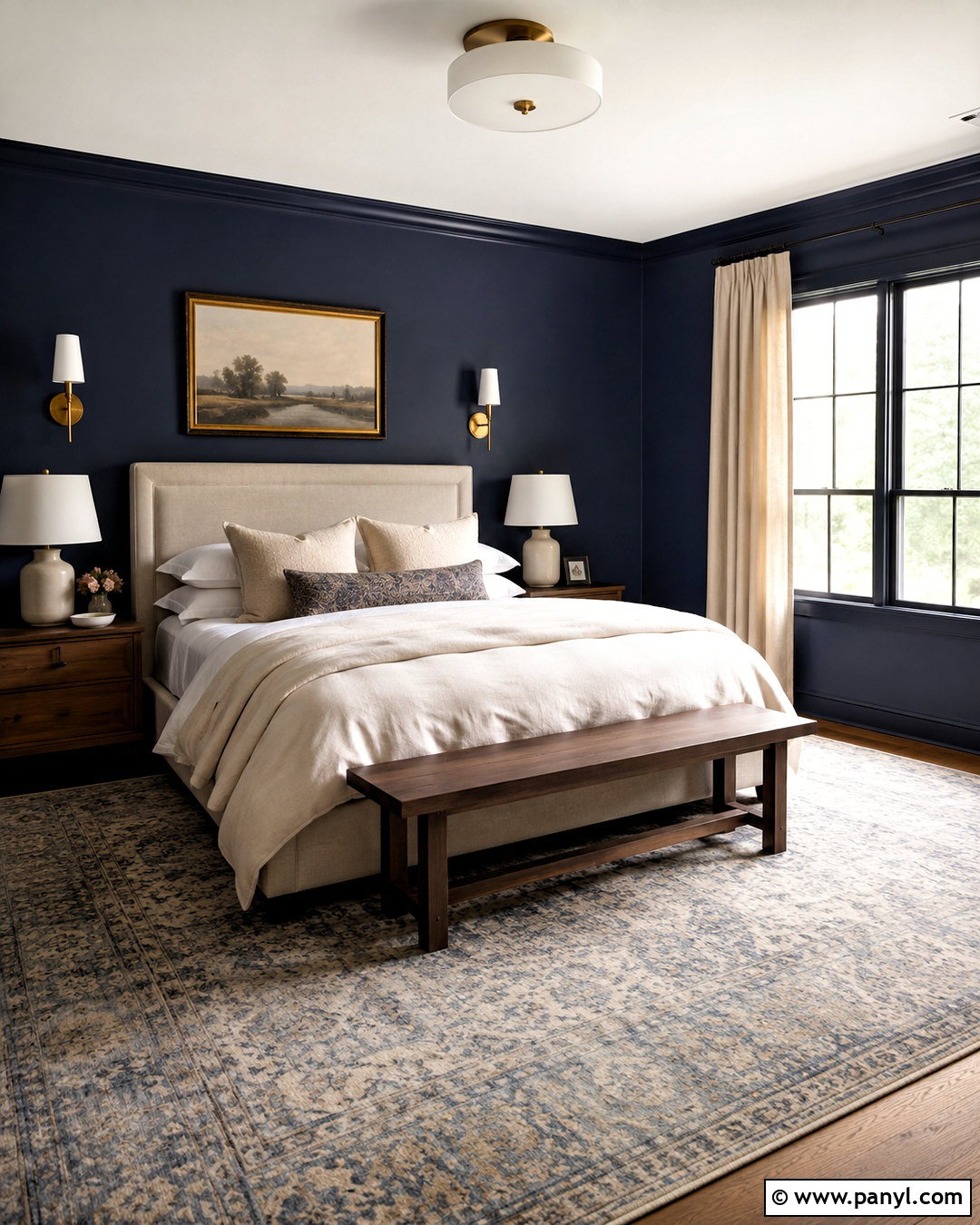 Navy Blue Bedroom Paint - 20 moody bedroom paint colors