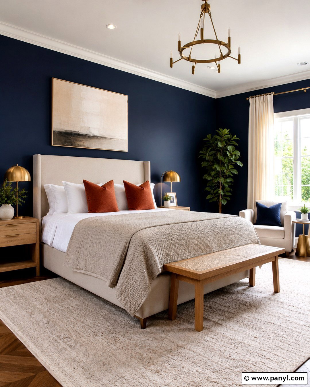 Navy Blue Bedroom Walls - 20 Shades Of Blue For Walls