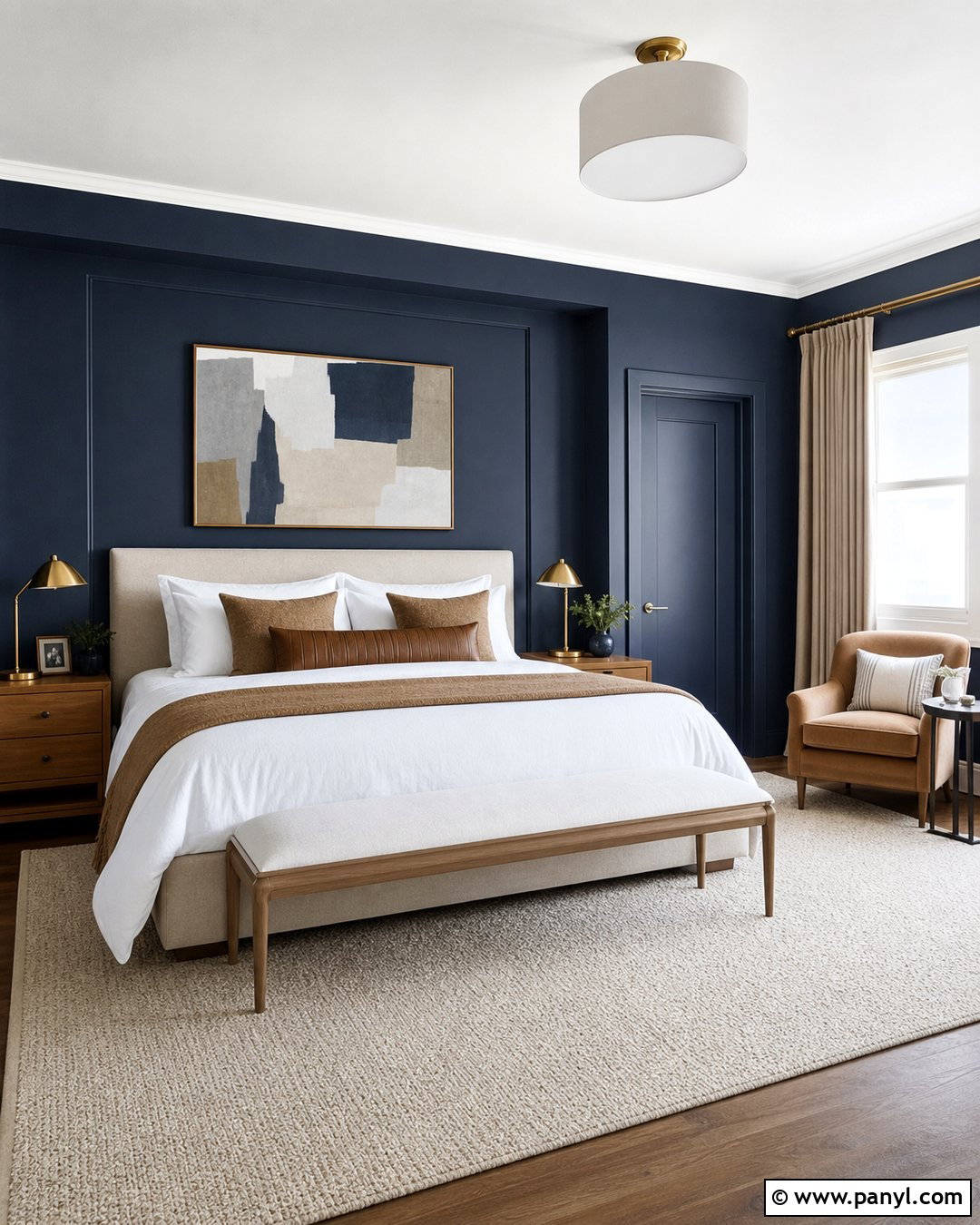 Navy Blue Bedroom Walls - 30 room wall color ideas bedrooms