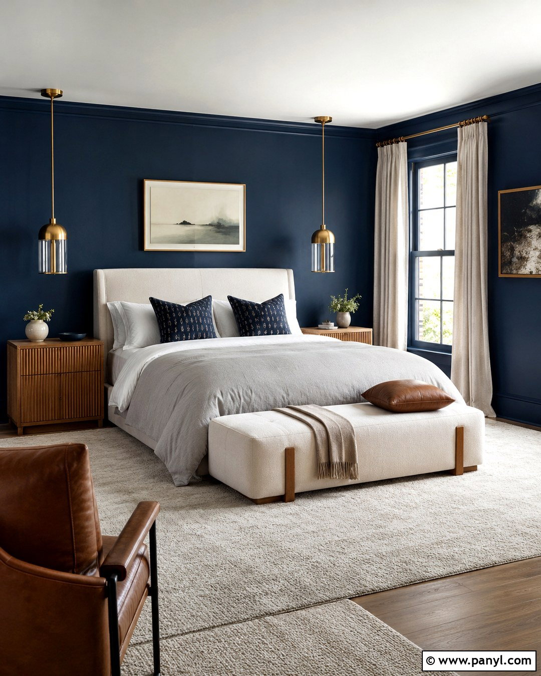 Navy Blue Bedroom Walls - 20 Modern Wall Colors Bedroom Ideas