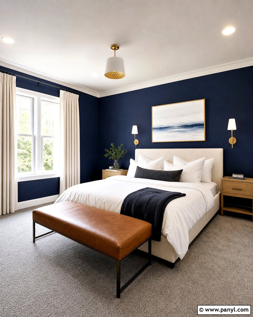 Navy Blue Bedroom With Grey Carpet - 20 bedroom ideas grey carpet ideas