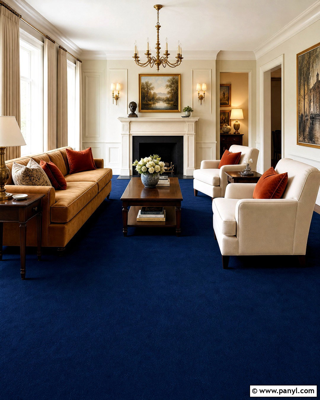 Navy Blue Carpet - 20 carpet color ideas