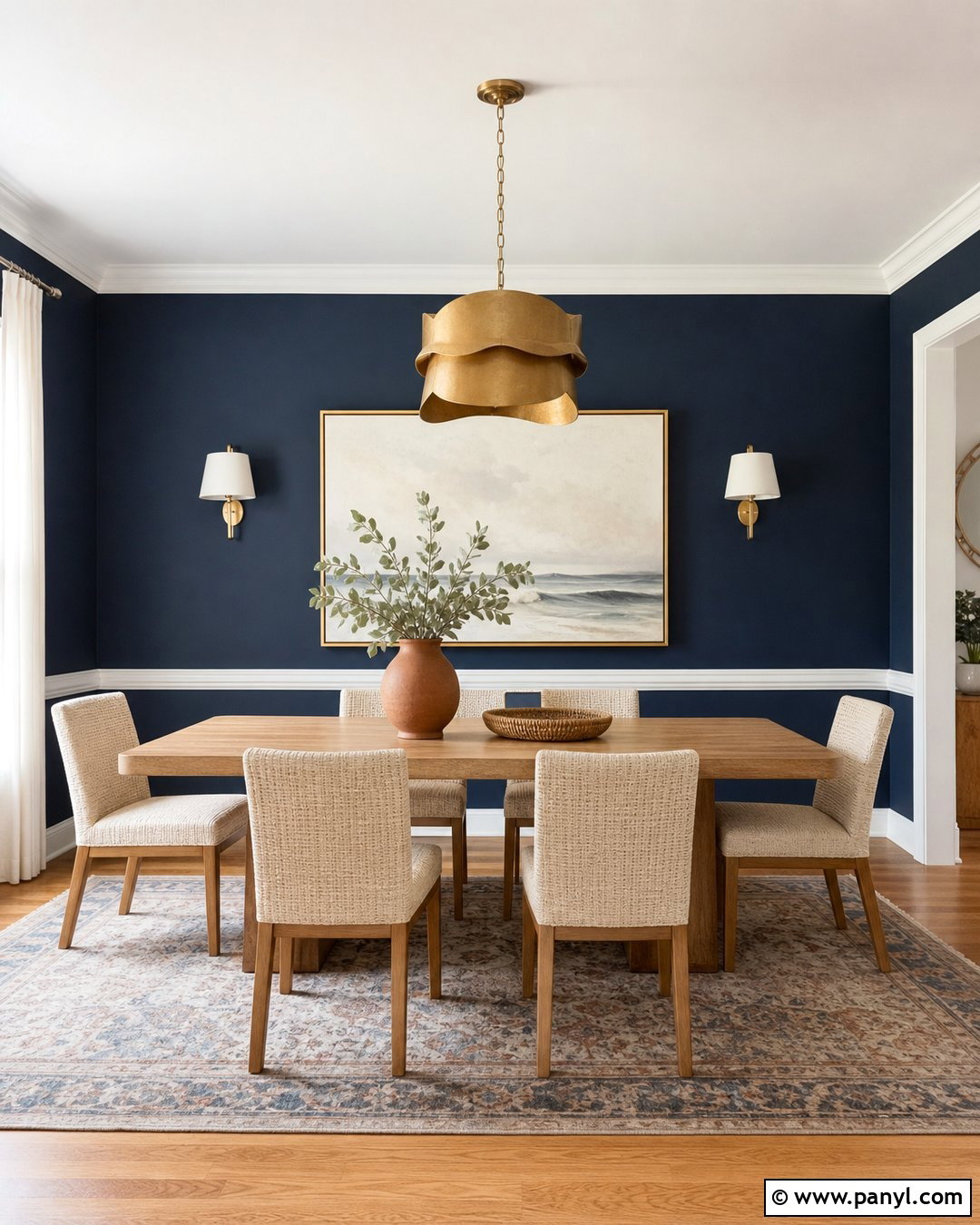 Navy Blue Dining Room Wall Color - 30 house wall color ideas