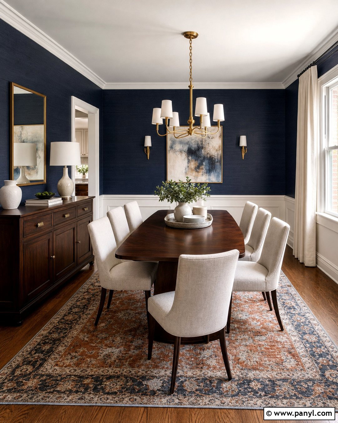 Navy Blue Dining Room Walls - 50 paint ideas for walls