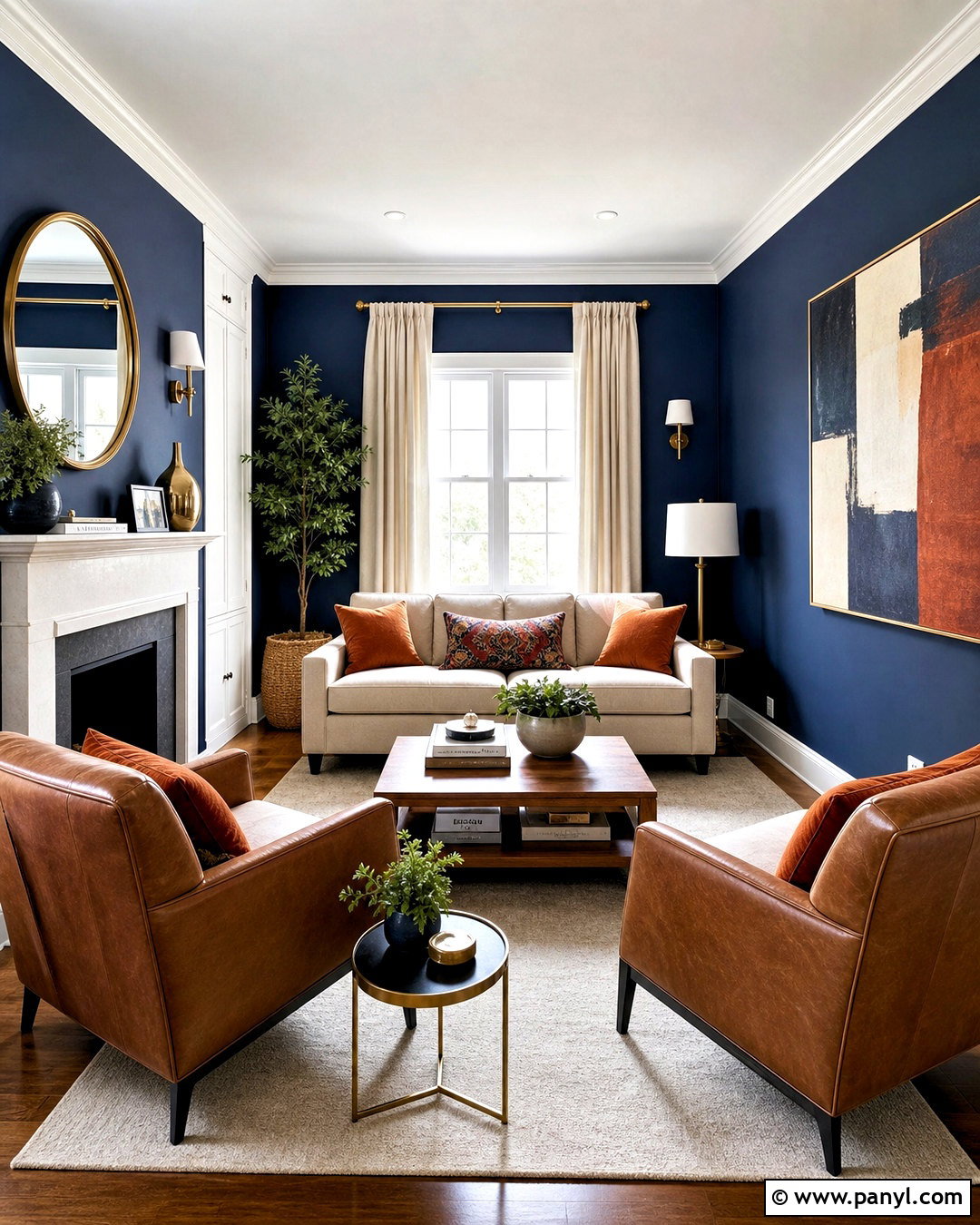 Navy Blue Drawing Room Colour - 20 drawing room colour ideas