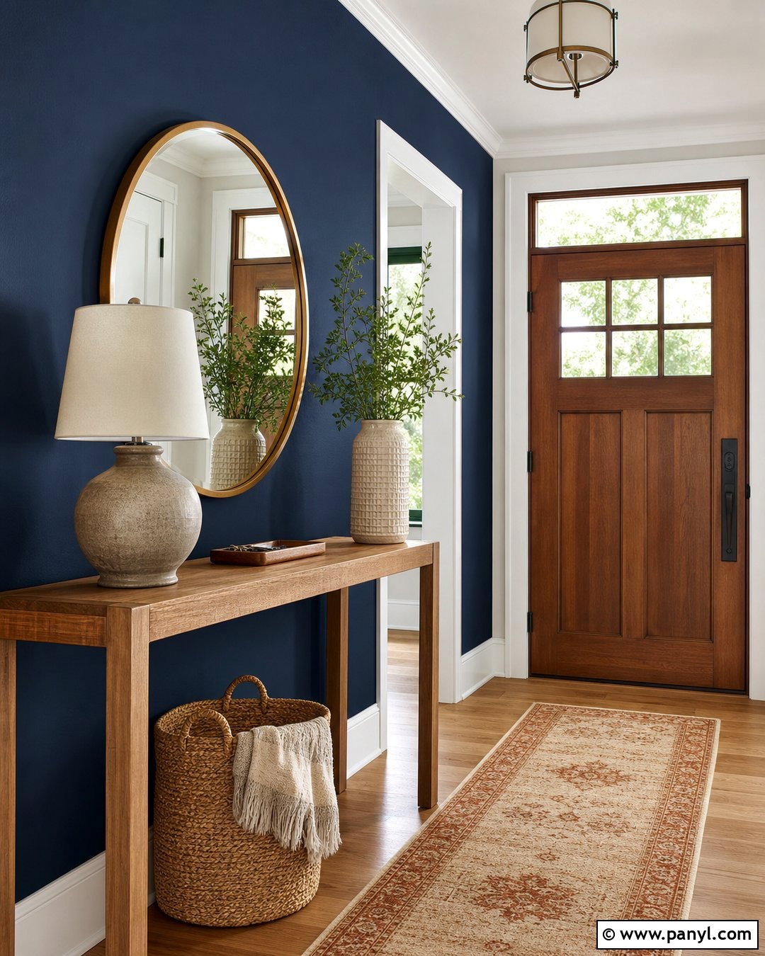 Navy Blue Entryway Accent Wall - 25 Accent Wall Navy Blue Ideas