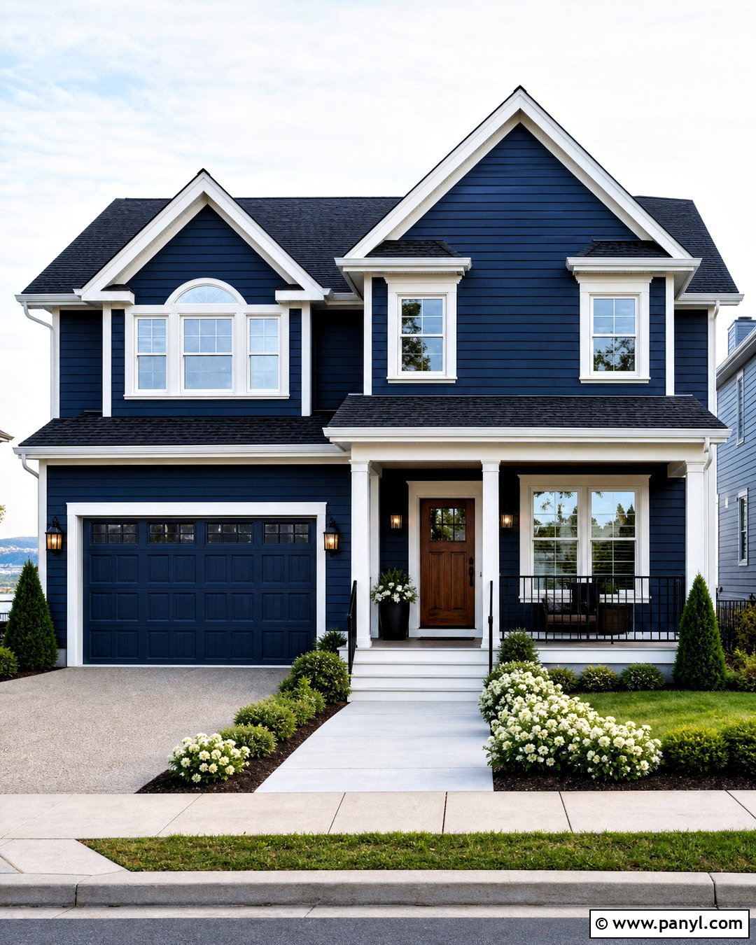 Navy Blue Exterior House Paint - 20 external house paint colors