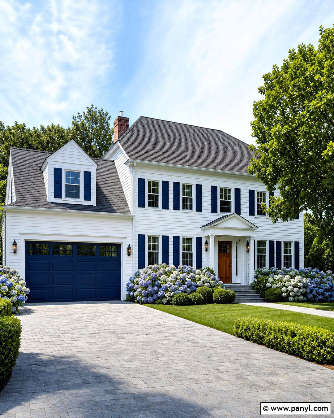 Navy Blue Garage Door - 20 garage door paint colors