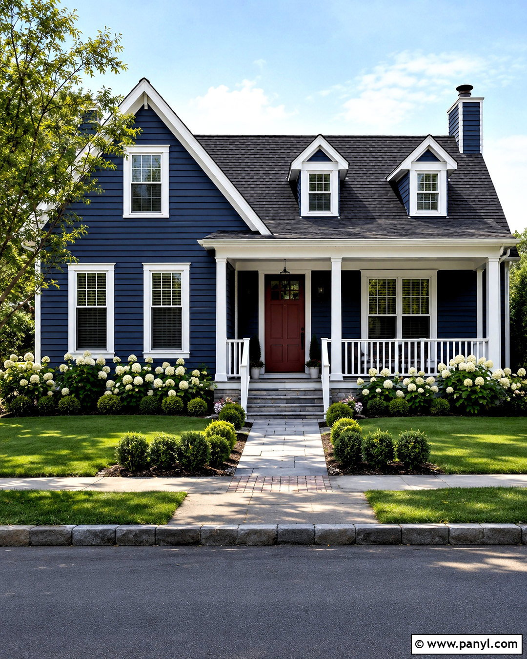 Navy Blue House Exterior - 20 outer colour of house ideas