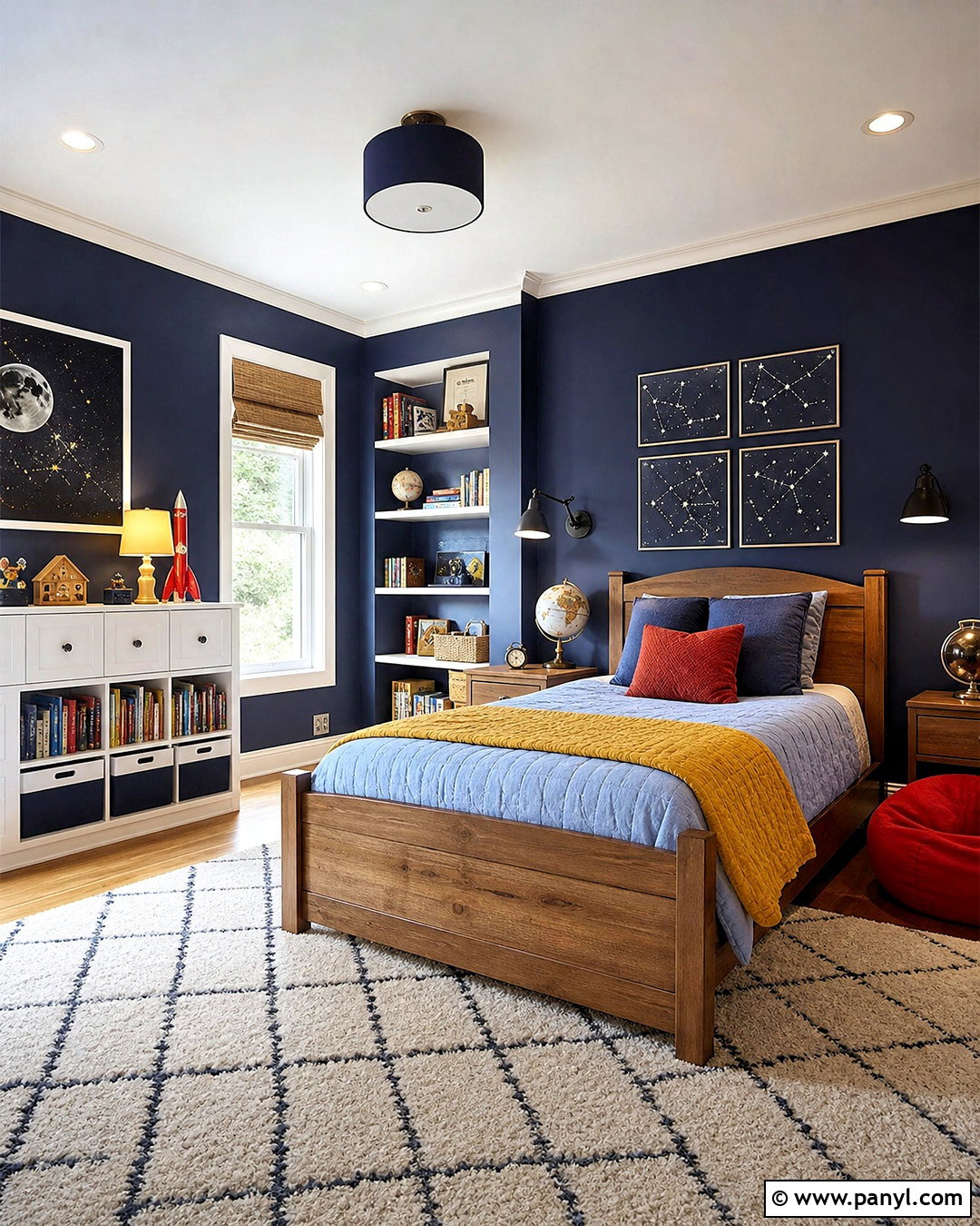 Navy Blue Kids Room - 20 kids room paint colors