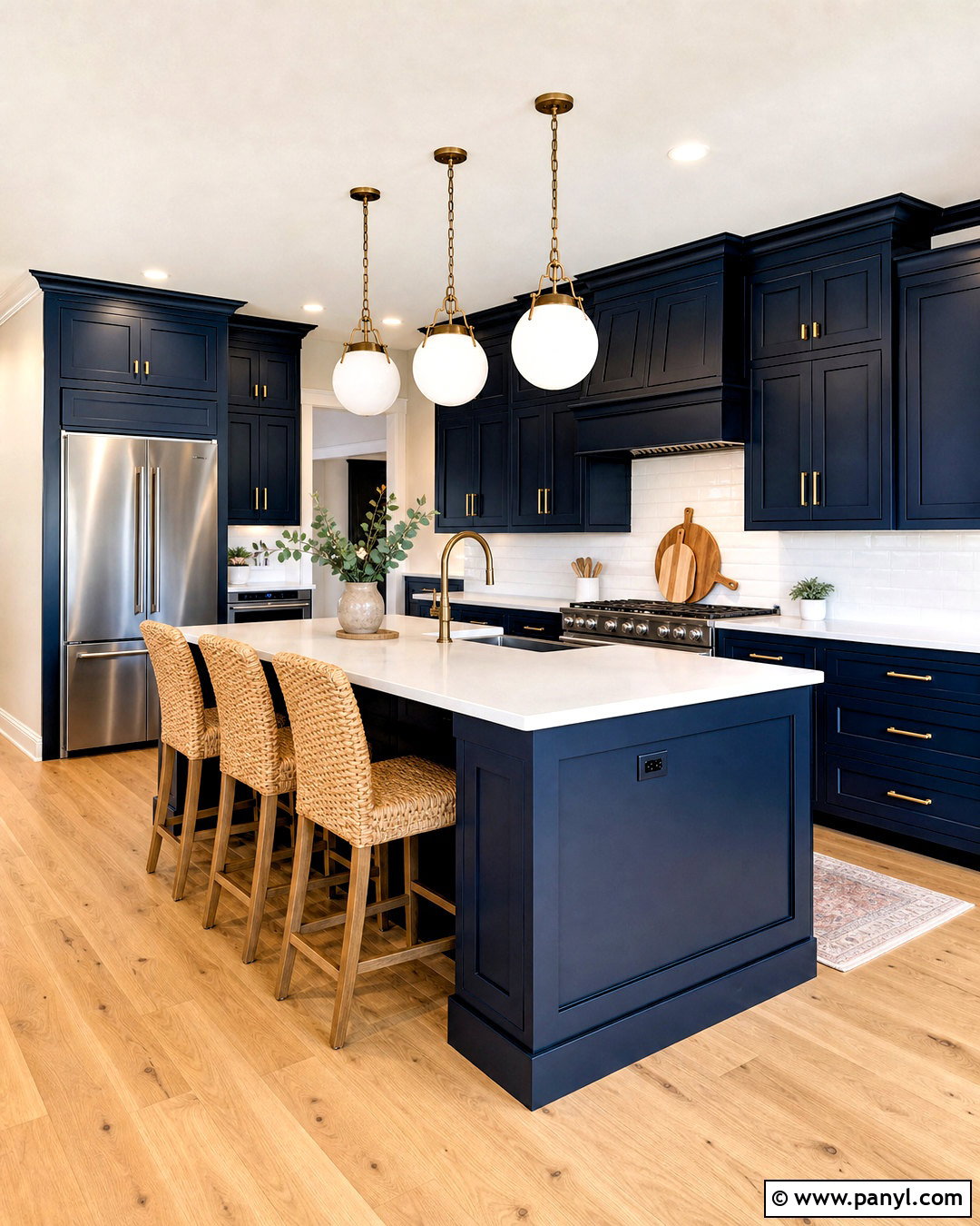Navy Blue Kitchen - 20 bold kitchen colors