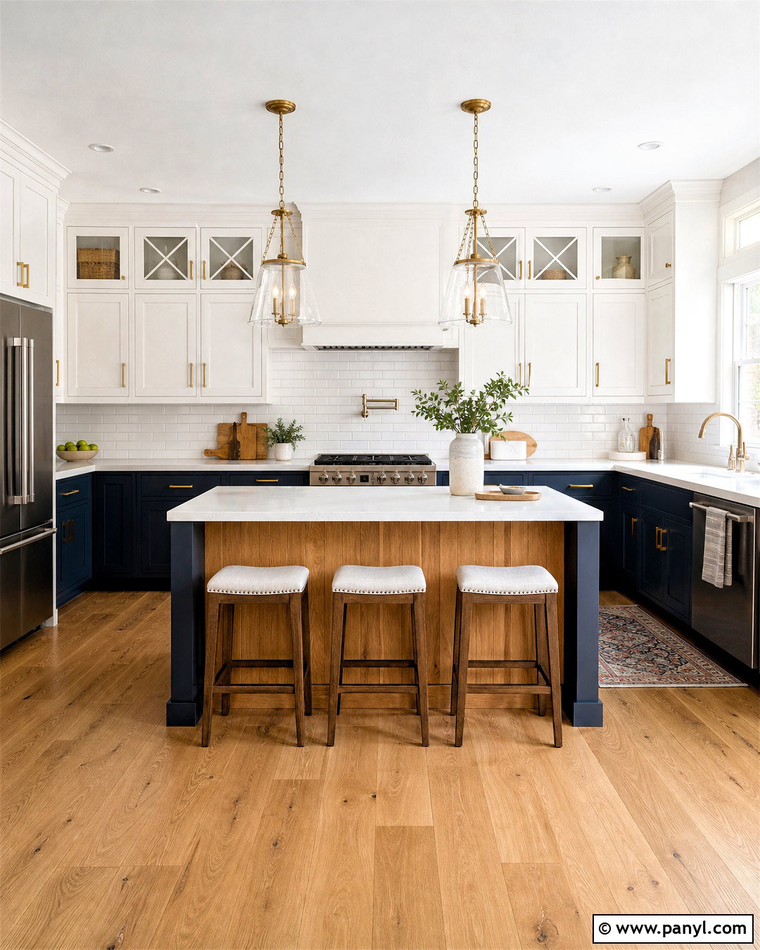 Navy Blue Kitchen - 20 trendy kitchen colors