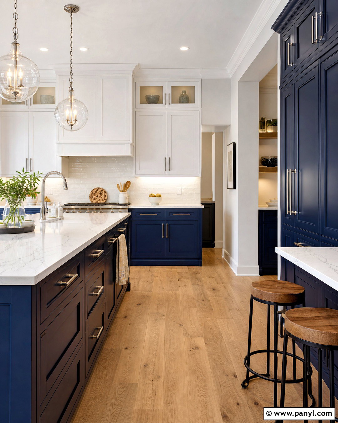 Navy Blue Kitchen Cabinets - 20 kitchen cabinets
