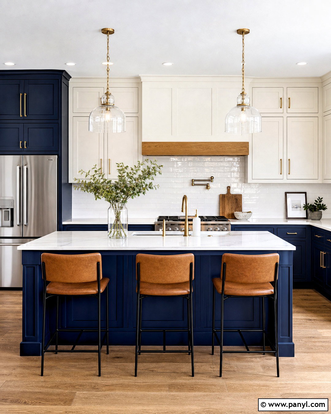 Navy Blue Kitchen Color Scheme - 20 kitchen colors schemes paint ideas