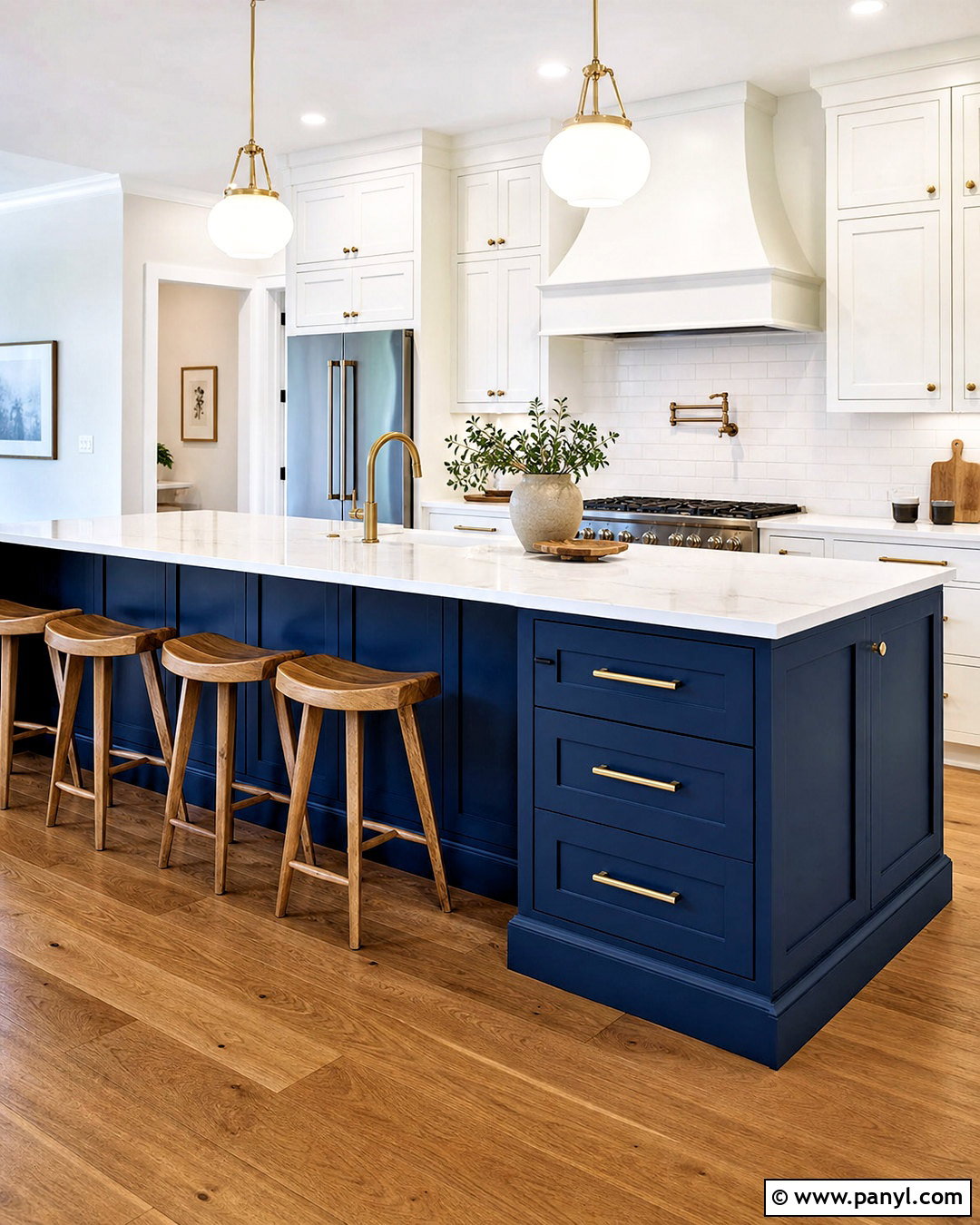 Navy Blue Kitchen Island - 20 kitchen island ideas