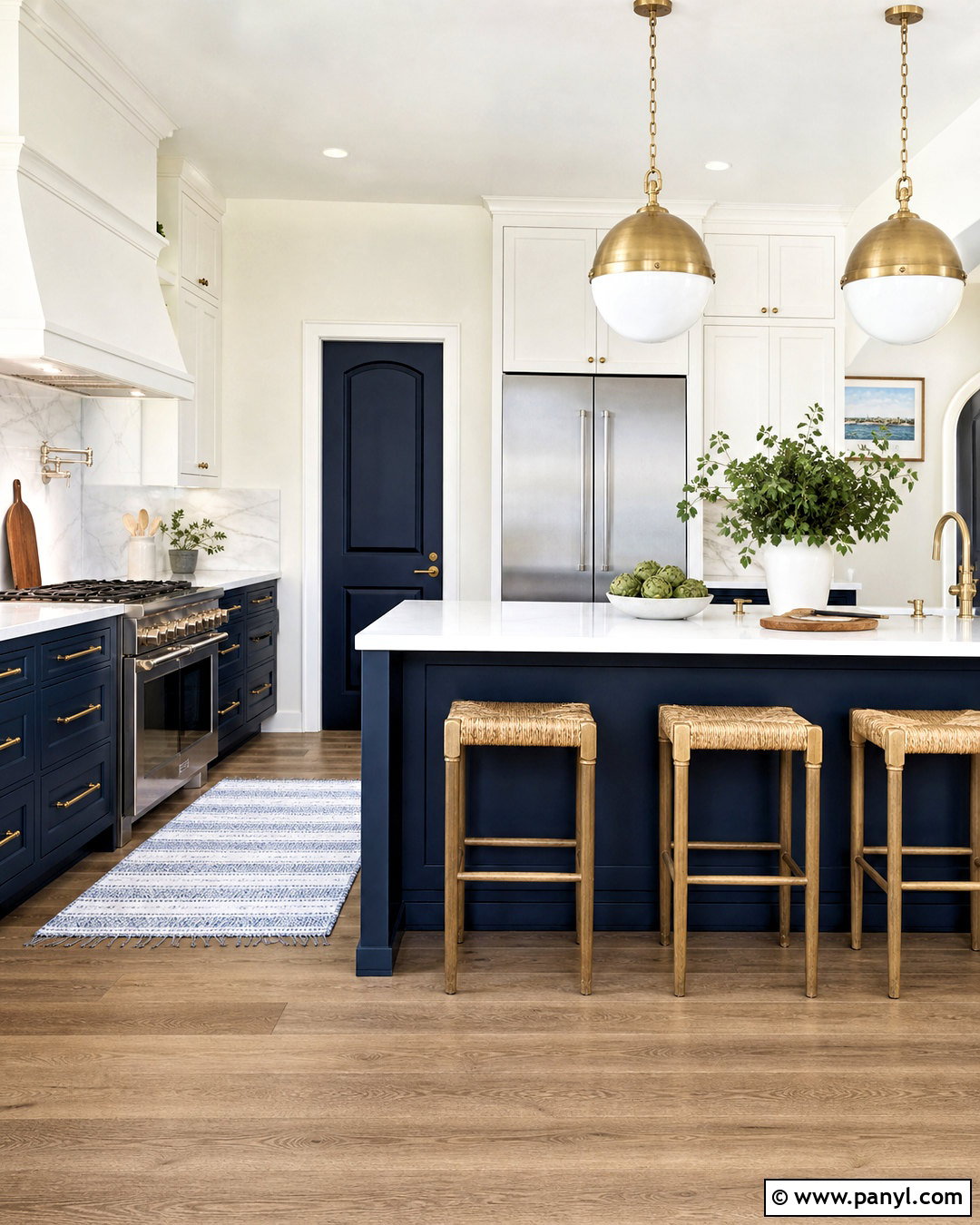 Navy Blue Kitchen Paint - 20 kitchen paint colours