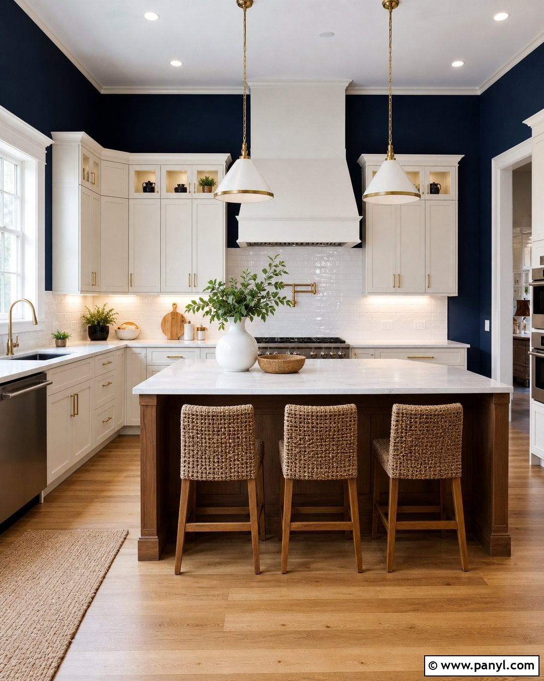 Navy Blue Kitchen Walls - 35 Paint Colors For Kitchen Walls