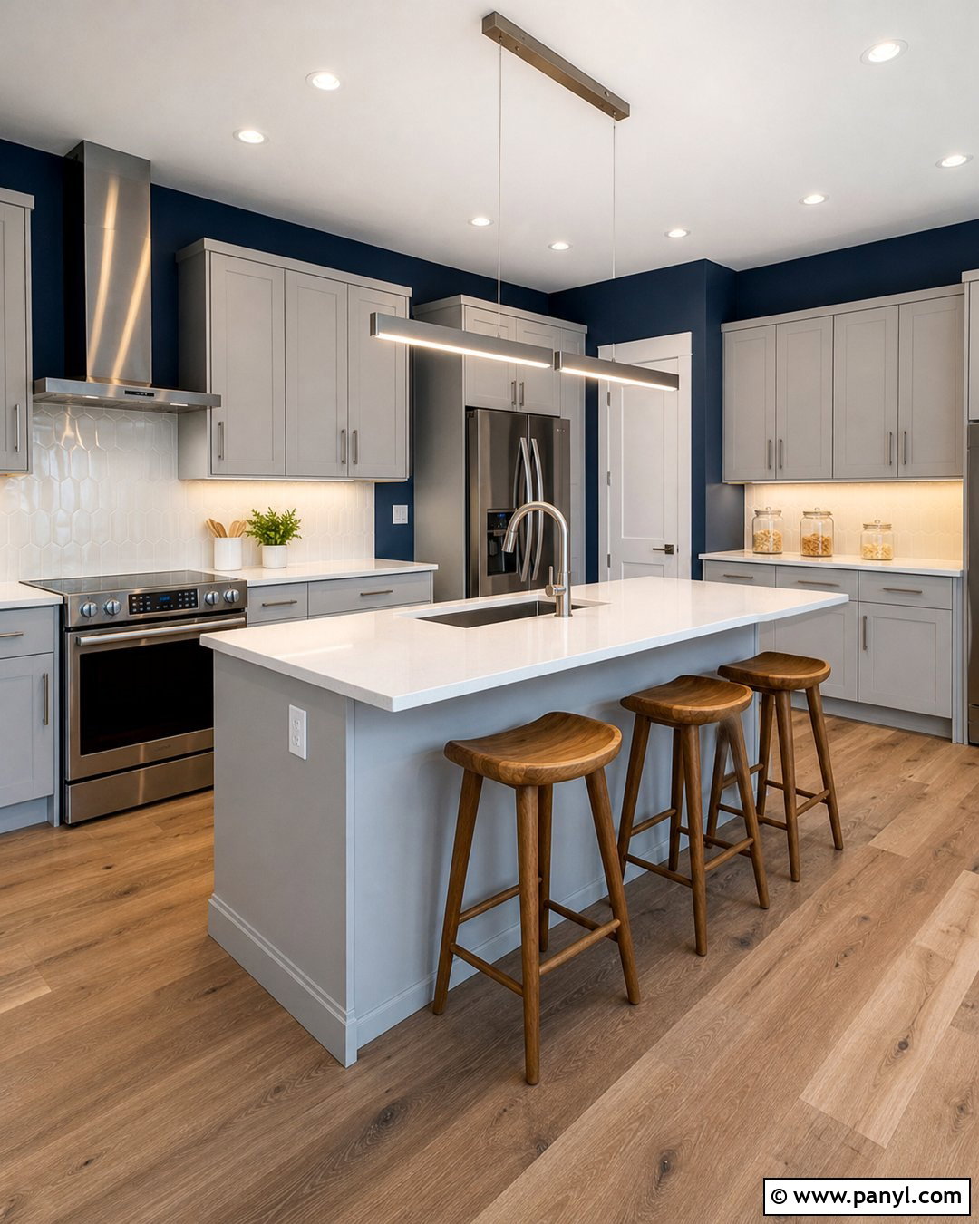 30 Navy Blue Kitchen Walls: Ideas for a Sophisticated Space