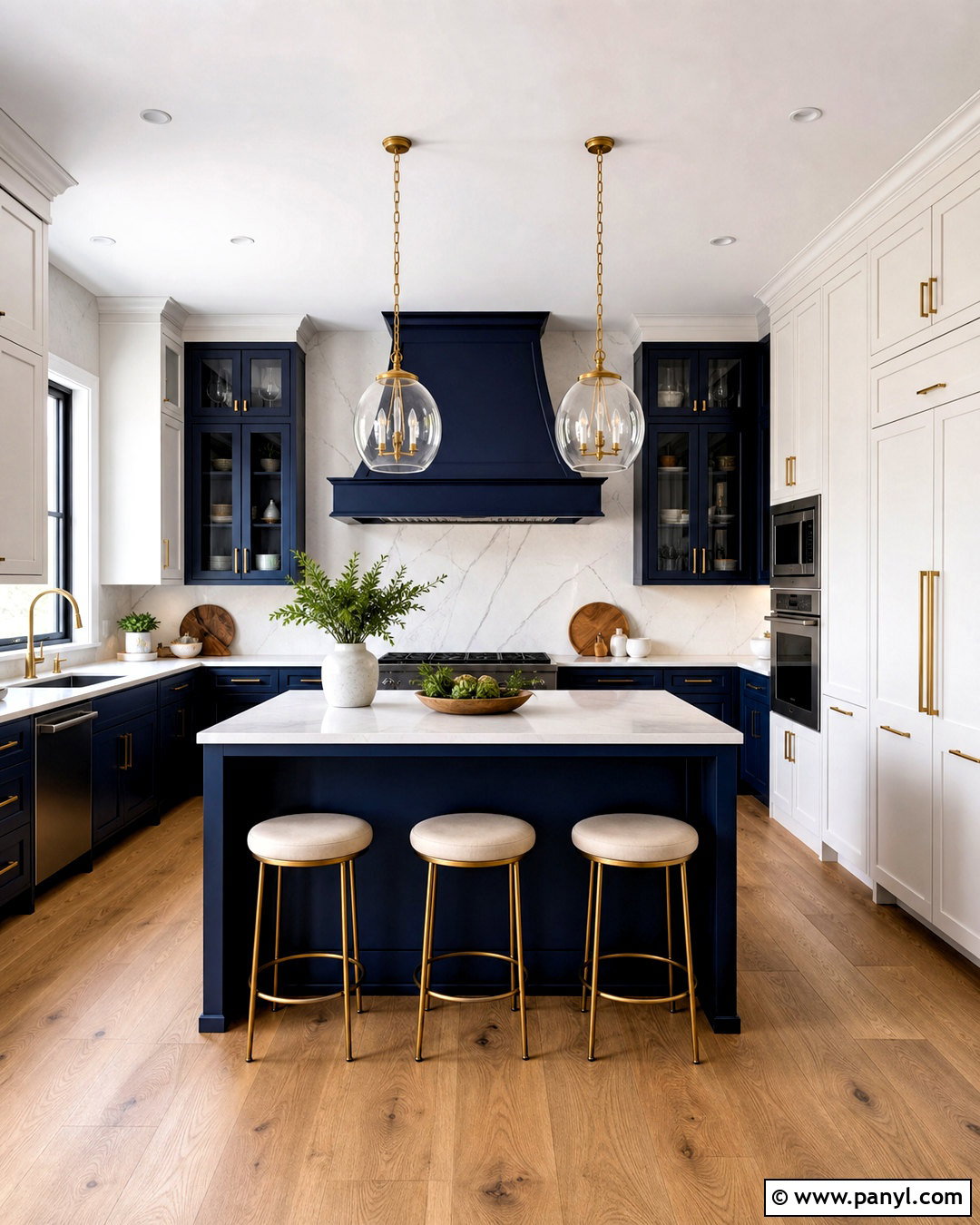 20 Navy Blue and White Kitchen Ideas for a Crisp Update