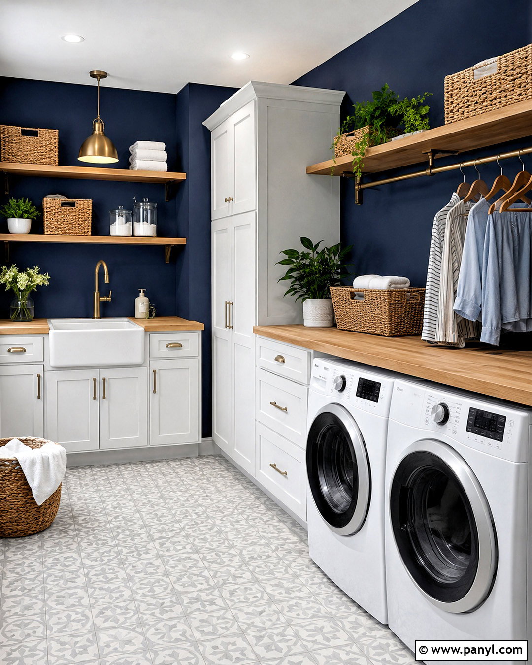 Navy Blue Laundry Room Walls - 40 navy blue walls