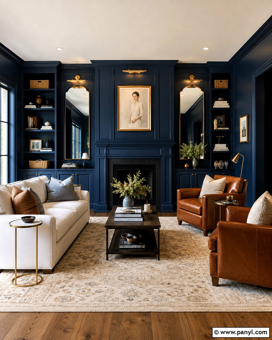 Navy Blue Living Room Paint - 20 living paint color ideas