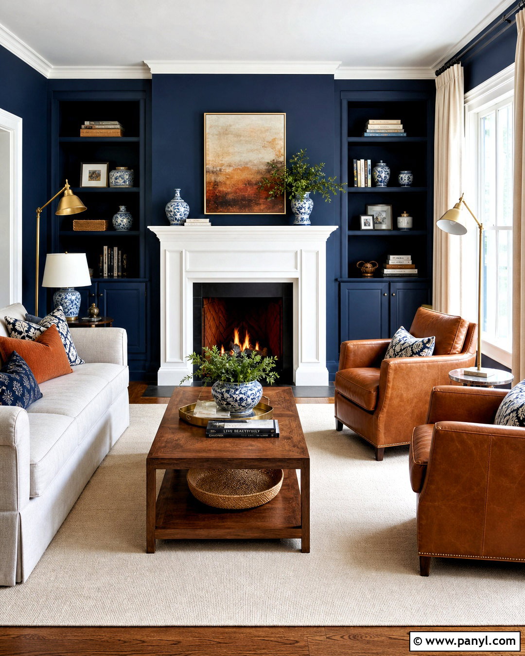Navy Blue Living Room Paint - 20 interior paint ideas living room ideas