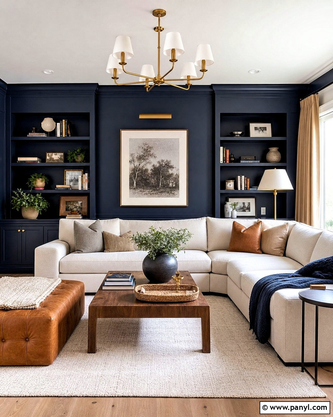 Navy Blue Living Room Walls - 20 painting ideas living room wall colors