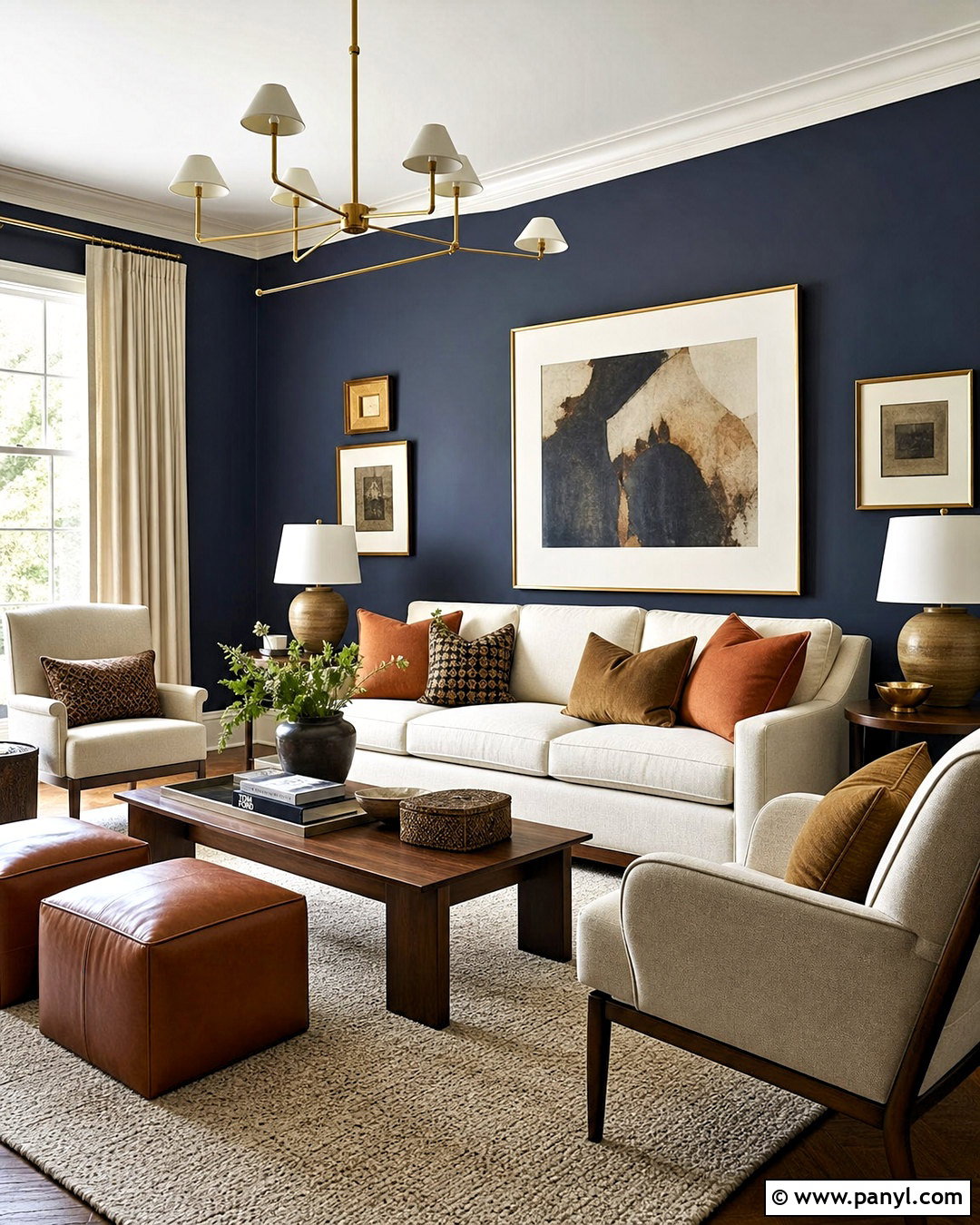 Navy Blue Living Room Walls - 20 living room walls paint colors