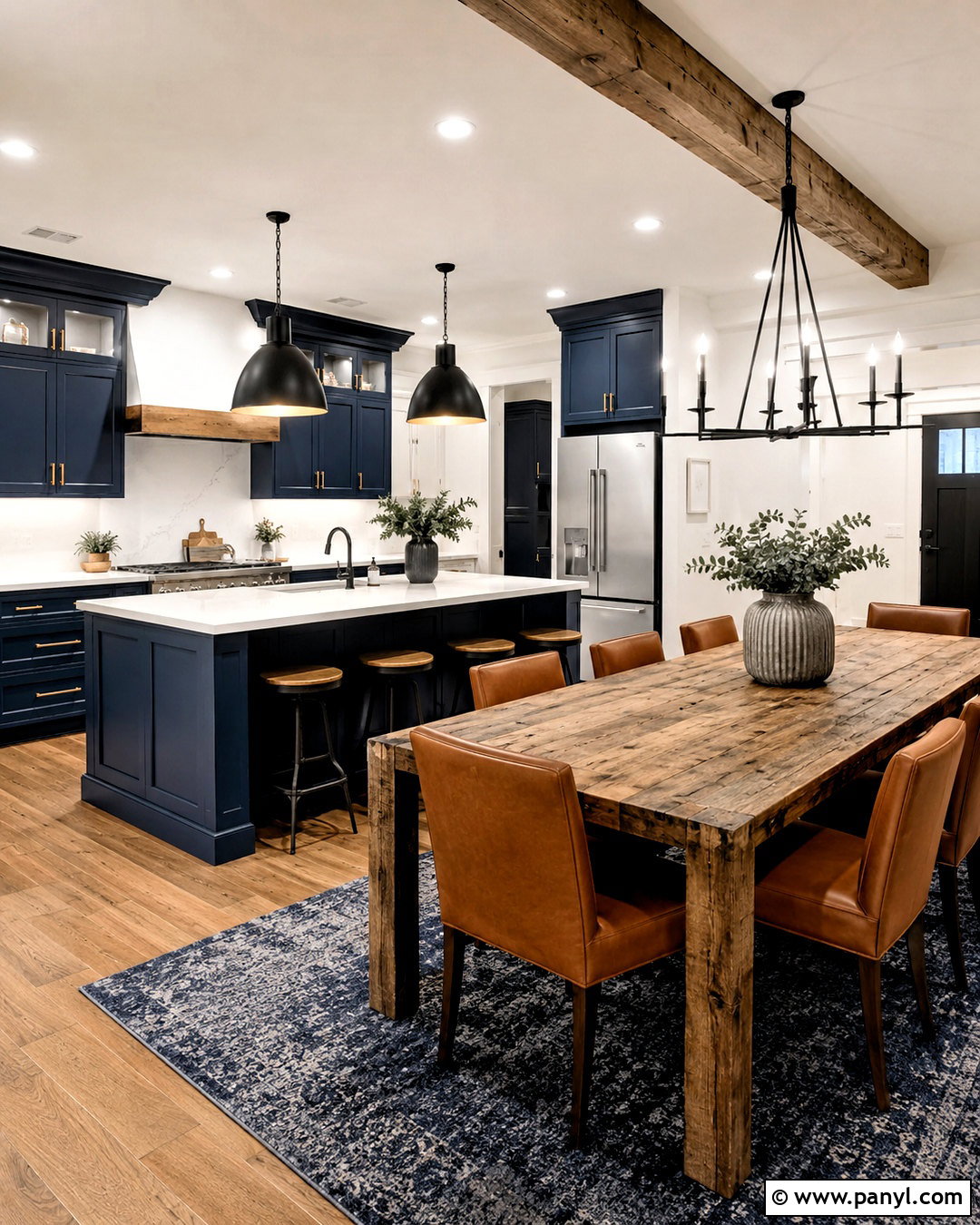 Navy Blue Modern Farmhouse Color Scheme - 20 modern farmhouse color scheme ideas