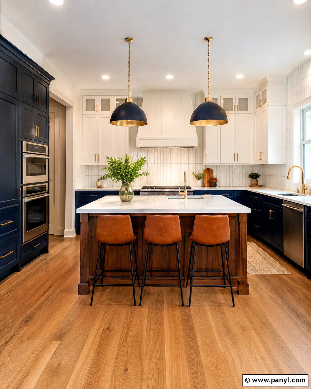 Navy Blue Modern Kitchen - 20 modern kitchen design ideas