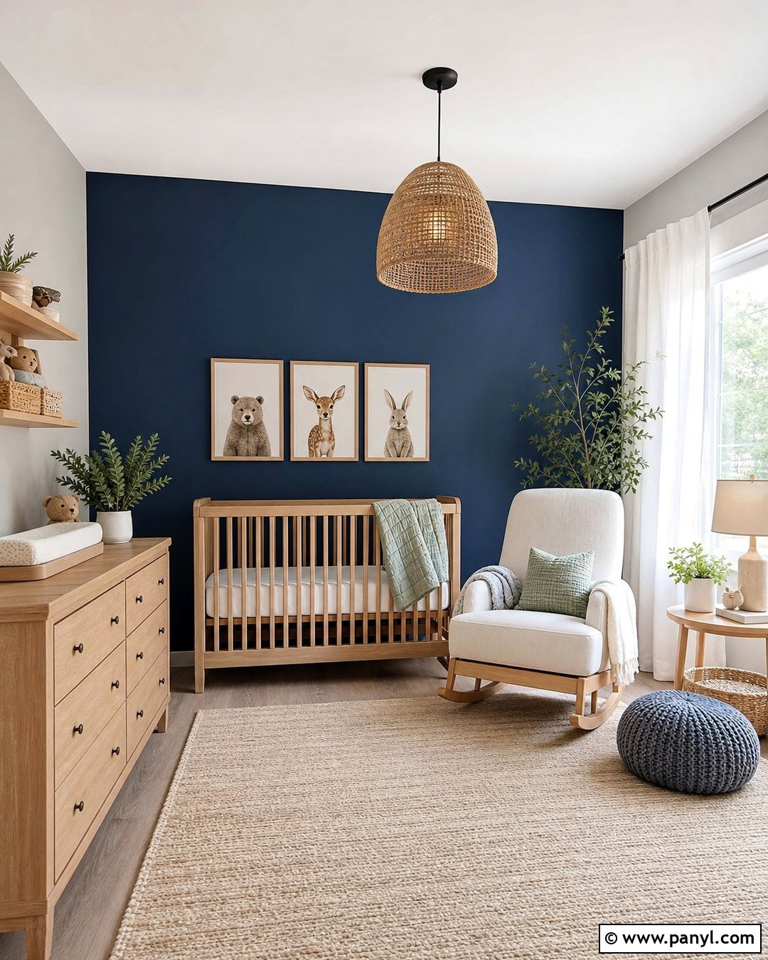 Navy Blue Nursery Accent Wall - 25 Accent Wall Navy Blue Ideas