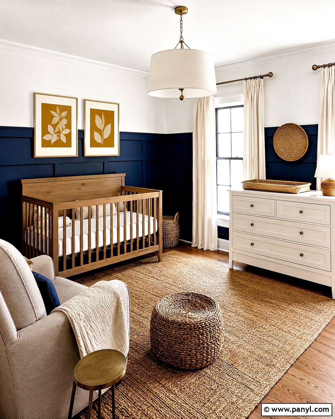 Navy Blue Nursery Palette - 20 nursery color palette ideas