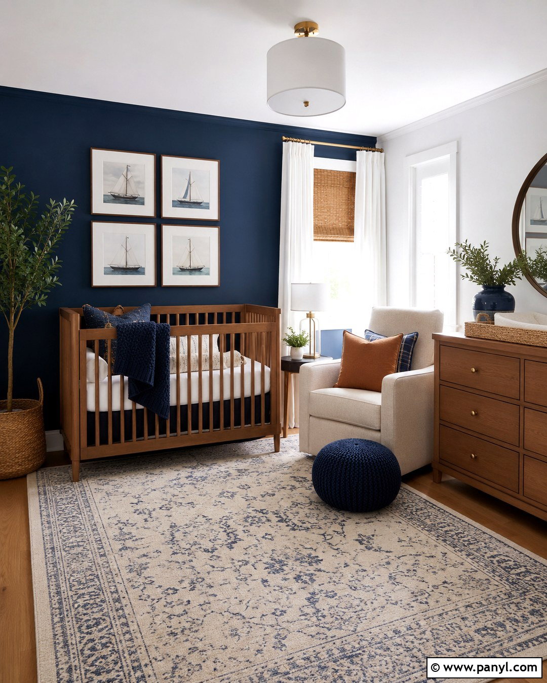Navy Blue Nursery Walls - 20 Boy Nursery Wall Colors