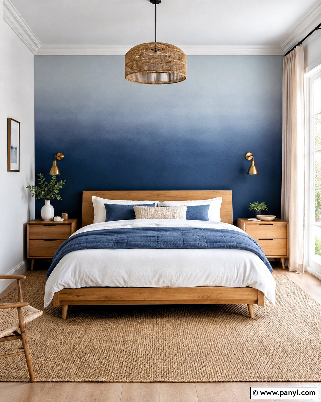 Navy Blue Ombre Wallpaper Bedroom - 20 blue ombre wallpaper ideas