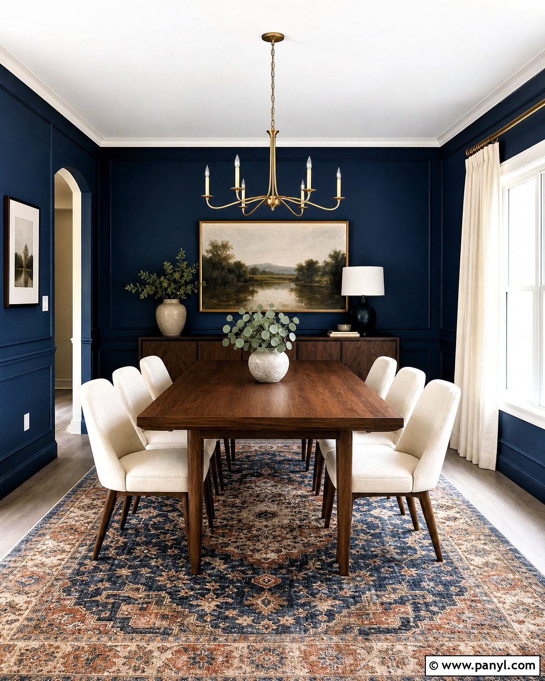 Navy Blue Paint With Gray Floors - 20 paint colors that go with gray floors