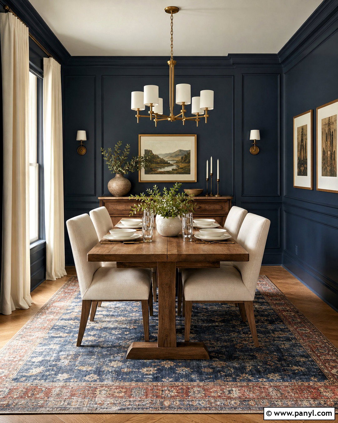 Navy Blue Paint - 20 dark room paint colors