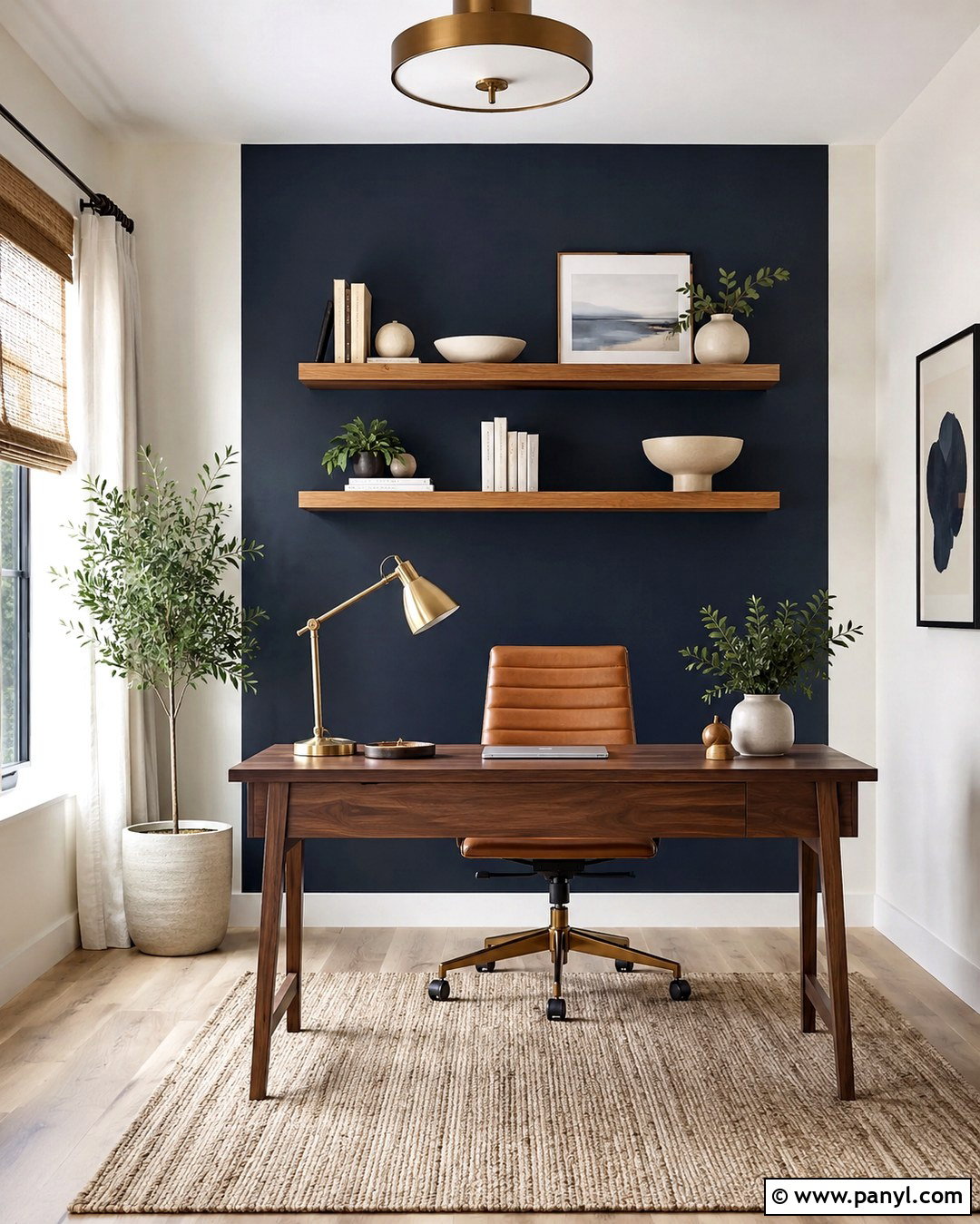 Navy Blue Rectangle Wall Paint - 20 Color Block Wall Paint Inspiration Ideas
