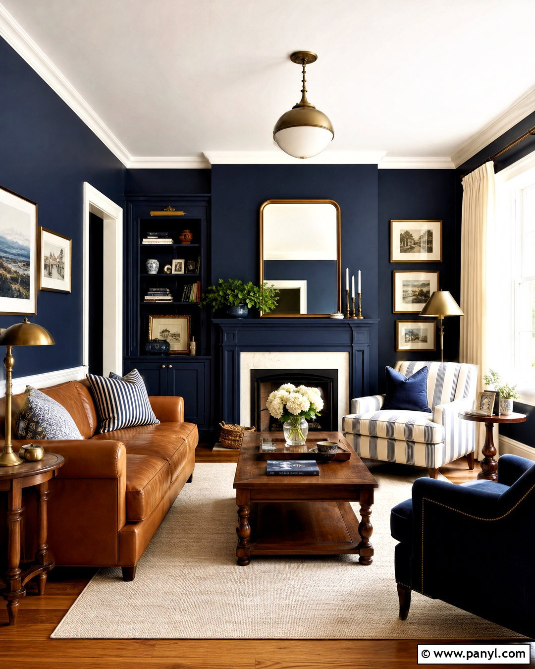 Navy Blue Room - 20 colors to paint your room ideas