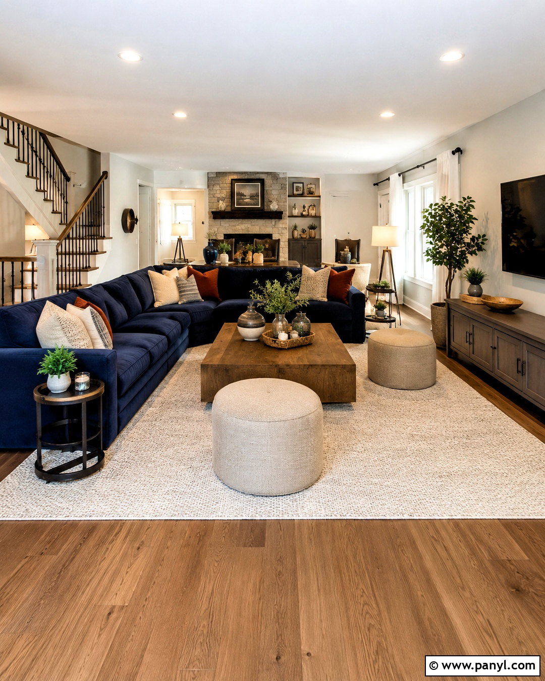 20 Navy Blue Sofa Living Room Ideas for Chic, Cozy Spaces
