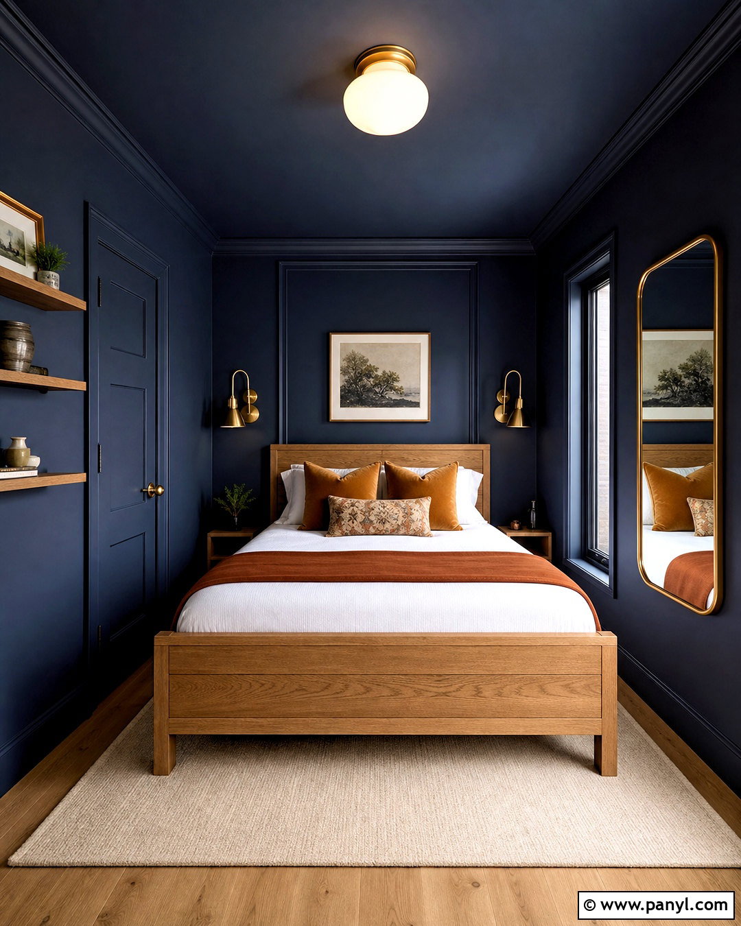 Navy Blue Small Bedroom Paint - 20 small bedroom paint ideas